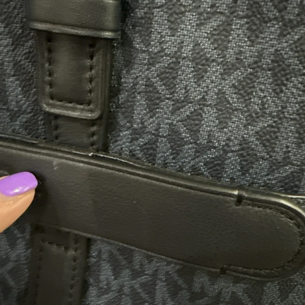 Michael Kors Hudson Logo Double Gusset Briefcase‎ Carry Laptop Bag Reg $425